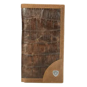 Ariat Gator Print Rodeo Bi-Fold Wallet A3523402