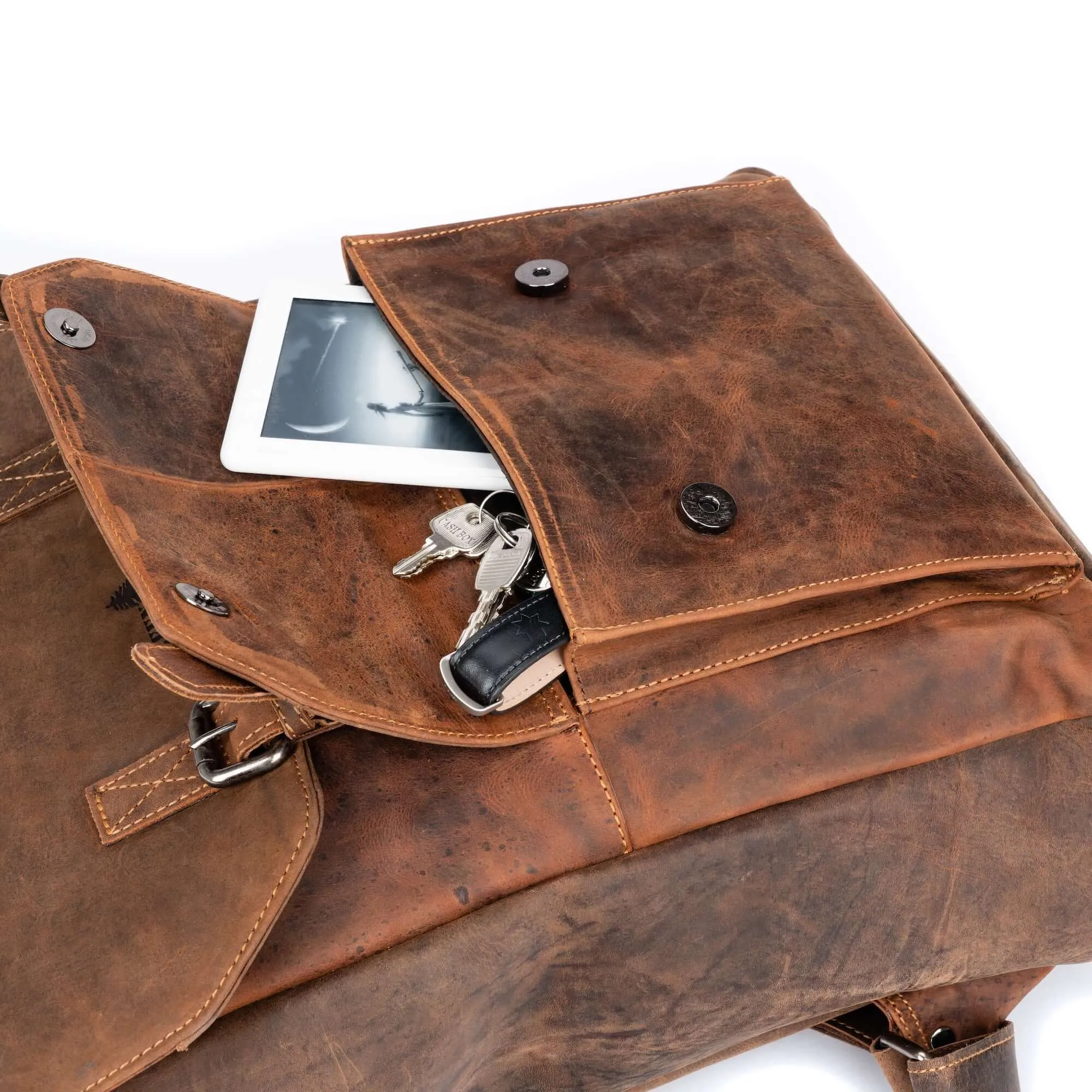 Leather Backpack- Sandal
