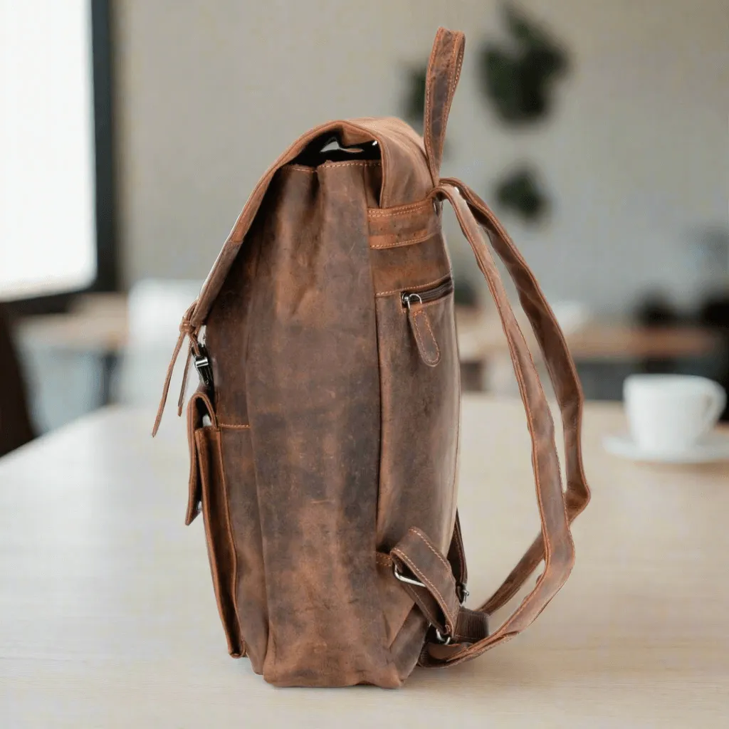 Leather Backpack- Sandal