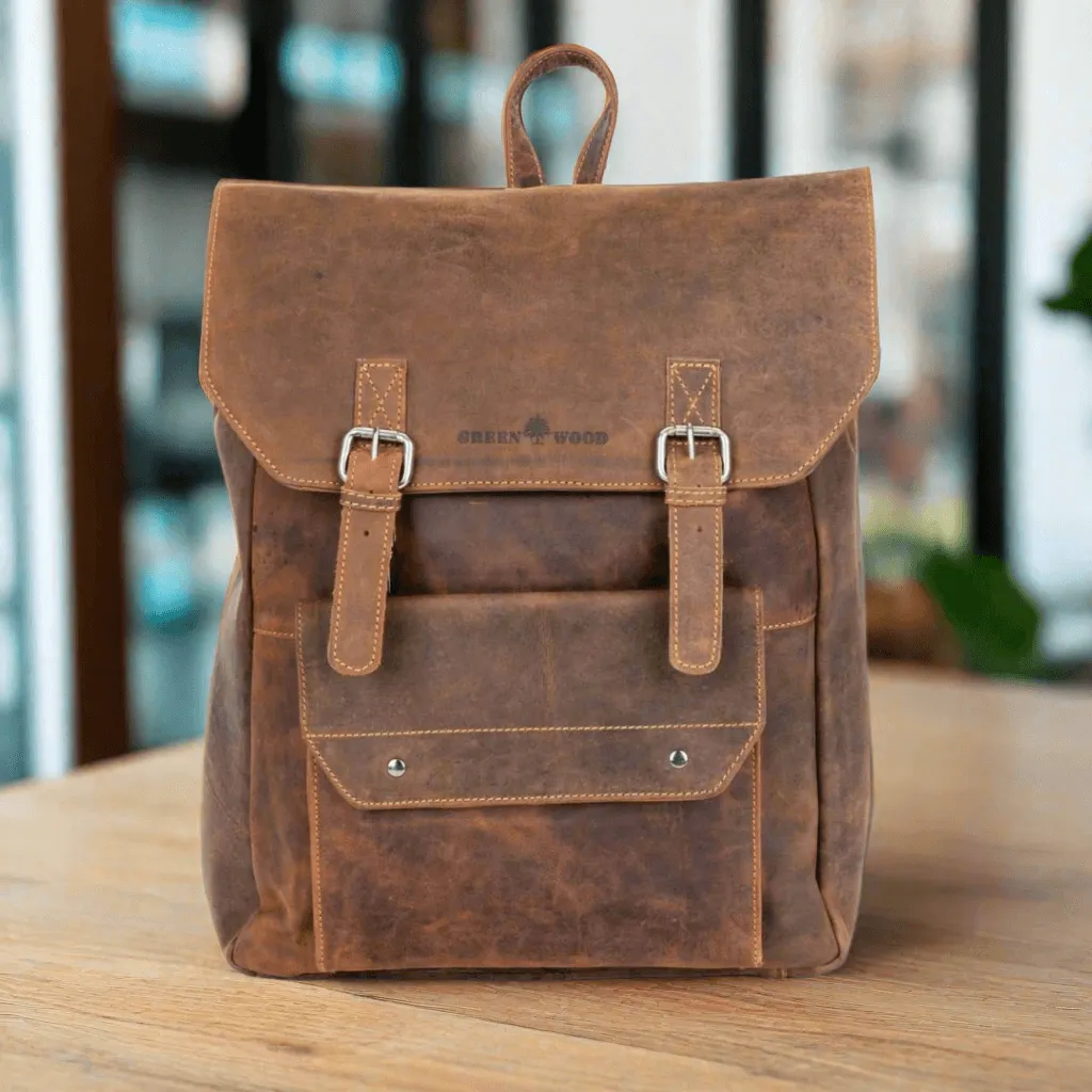 Leather Backpack- Sandal