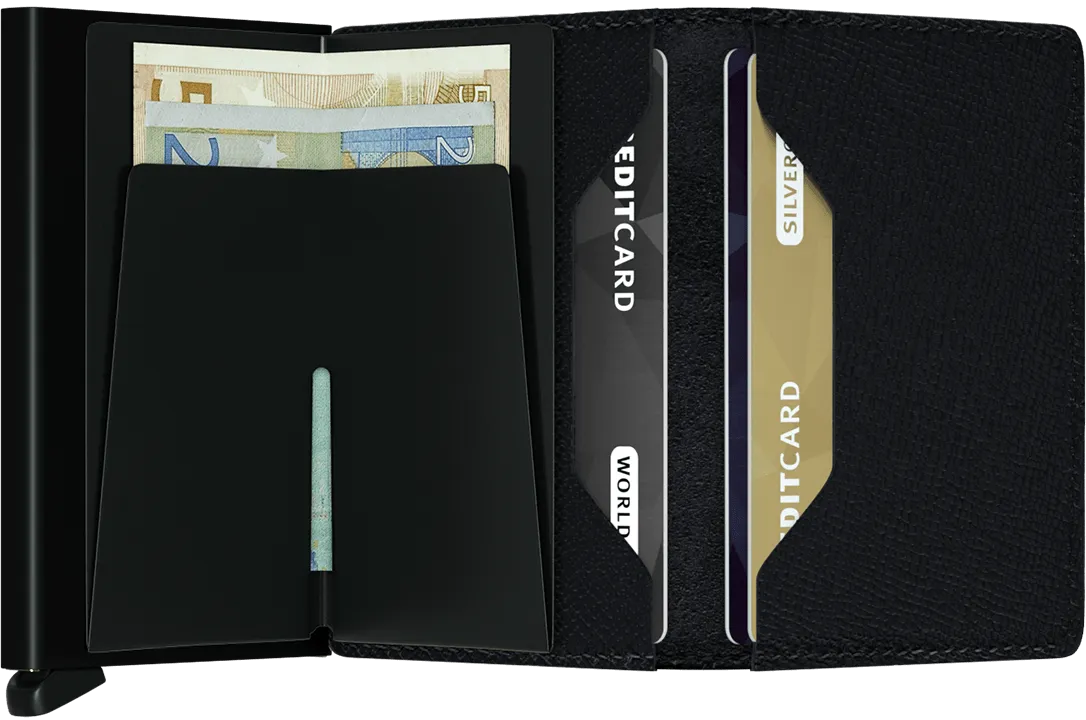 SLIMWALLET CRISPLE BLACK
