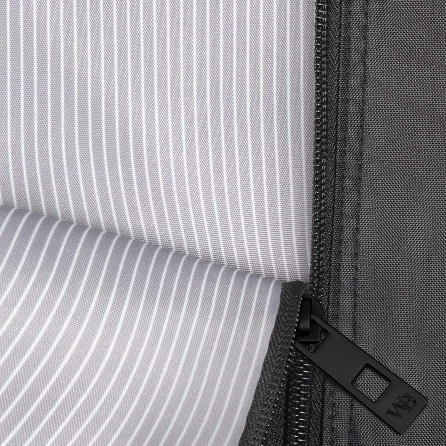 WallyBags 60 Premium Tri-Fold Travel Garment Bag with exterior pocket